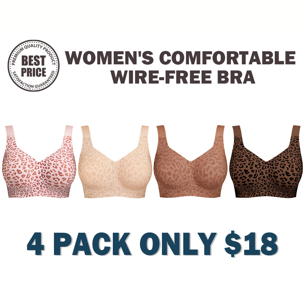 🔥Women'S Comfortable Wire-Free Bra🔥8-Pack - All Colors Included, Only $24