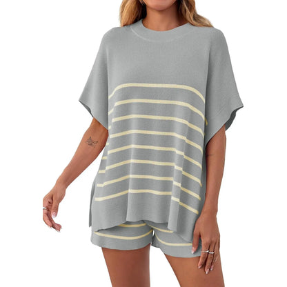 Women's Striped 2 Piece Outfits